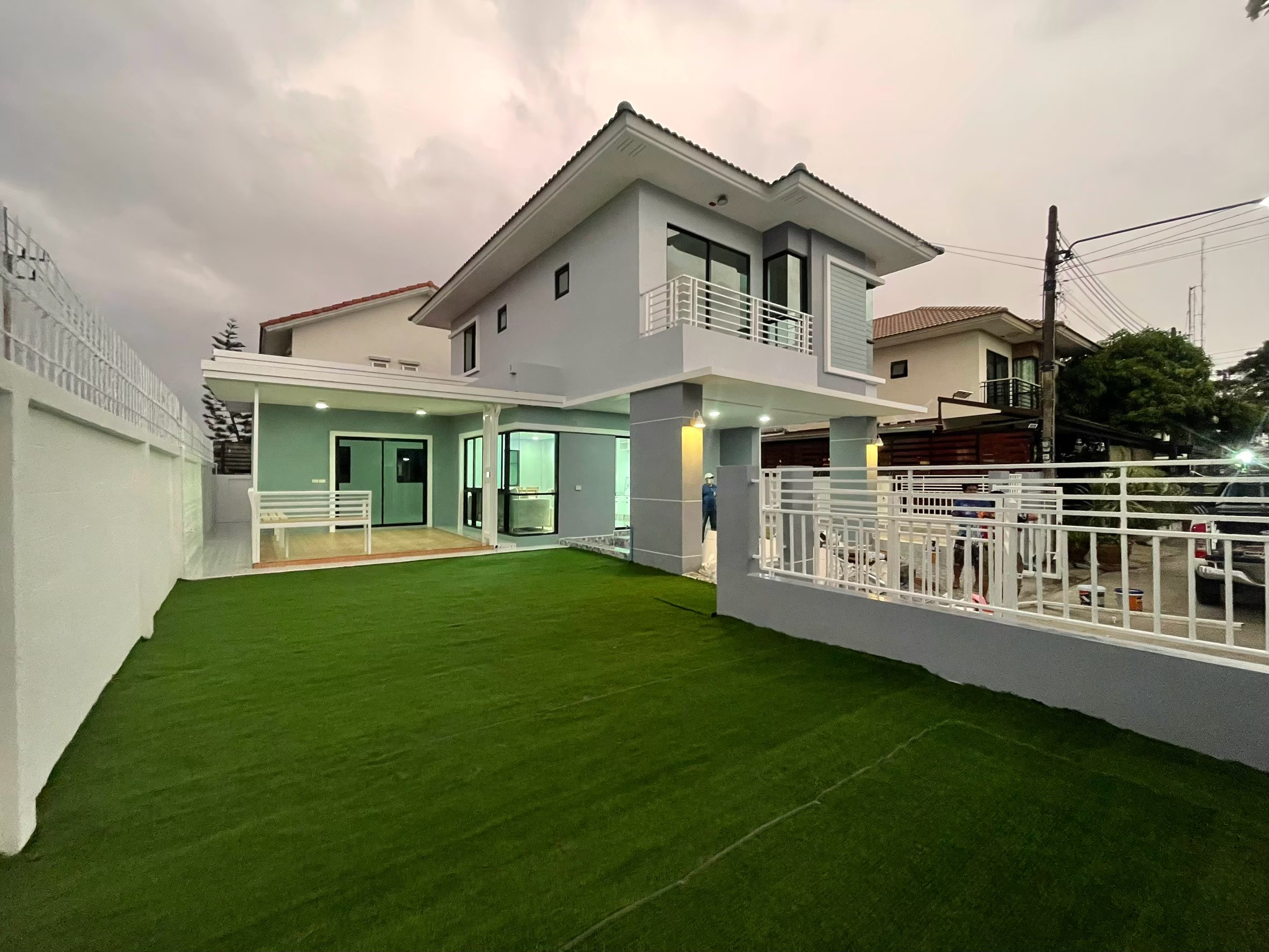 บ้านเดี่ยว 2 ชั้น 4 ห้องนอน 3 ห้องน้ำ พร้อมเข้าอยู่ หมู่บ้านบ้านฟ้ากรีนพาร์ค รังสิต - คลอง 3  - รูปที่ 10