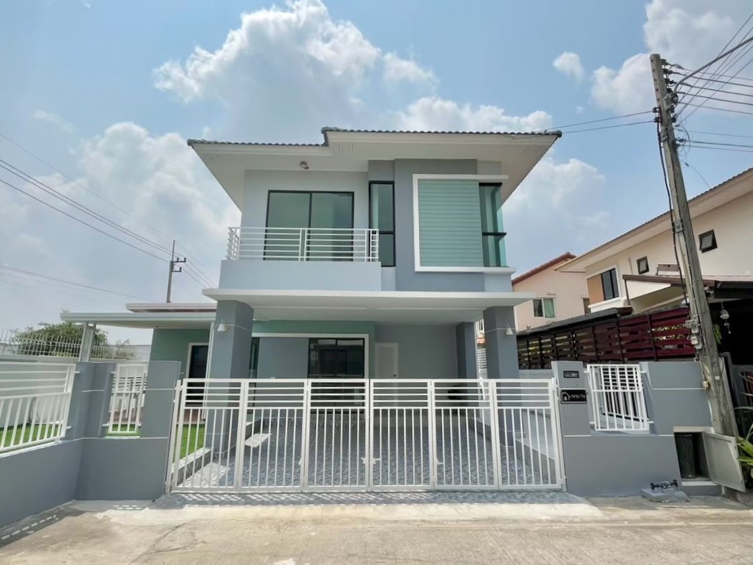 บ้านเดี่ยว 2 ชั้น 4 ห้องนอน 3 ห้องน้ำ พร้อมเข้าอยู่ หมู่บ้านบ้านฟ้ากรีนพาร์ค รังสิต - คลอง 3  - รูปที่ 11