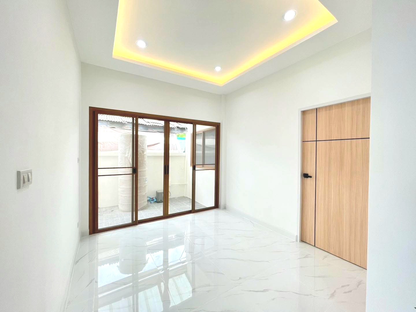 บ้านเดี่ยวชั้นเดียว รามอินทรา ใกล้รถไฟฟ้าสายสีชมพู ตกแต่งสไตล์มินิมอลพร้อมเข้าอยู่ - รูปที่ 8